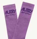נשים Autry גרבי לוגו supervintage סגולVJ4H155 - Image 3